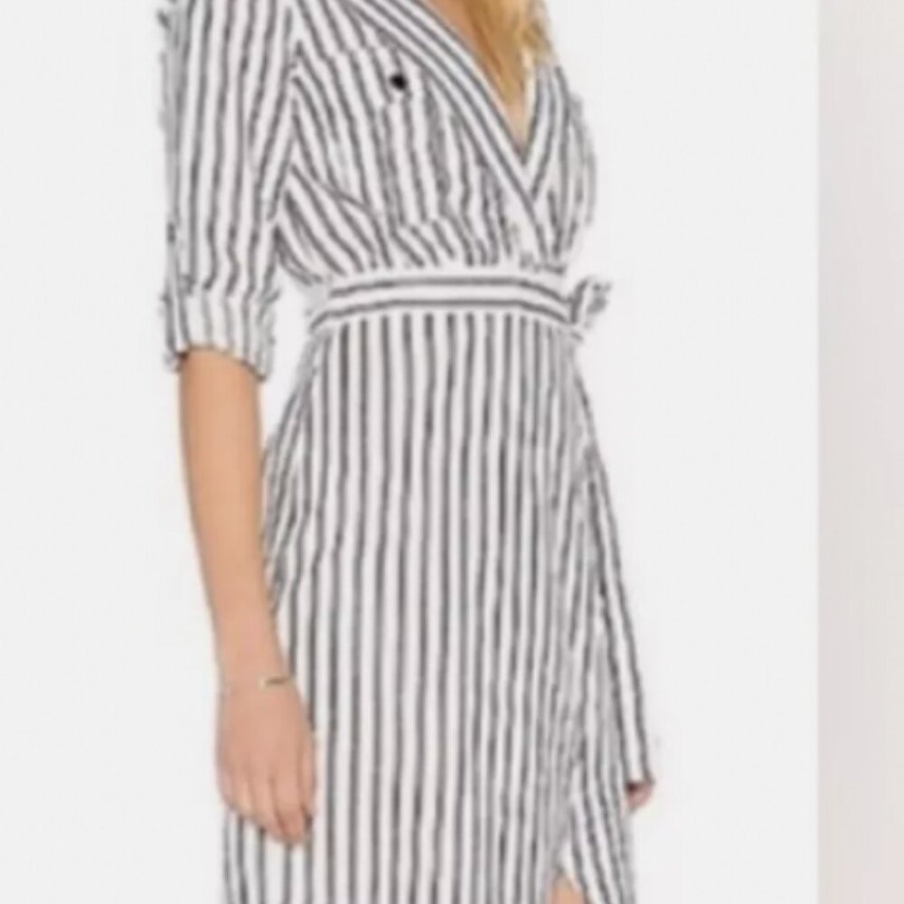 Majorelle Yuma Linen Wrap Dress sz Medium